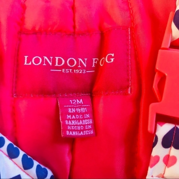 London Fog heart pattern snow pants - Picture 9 of 9